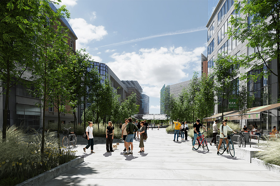 De transformatie van het Schumanplein begint