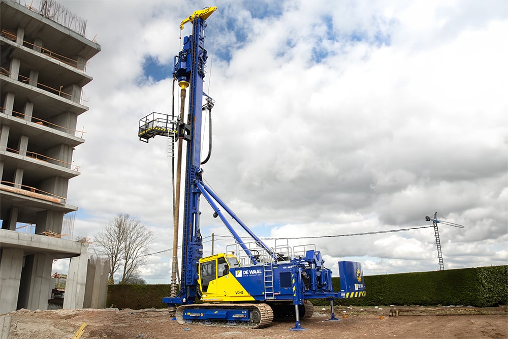 Multi-inzetbare en modulaire funderingsmachine om nog efficiënter te werken