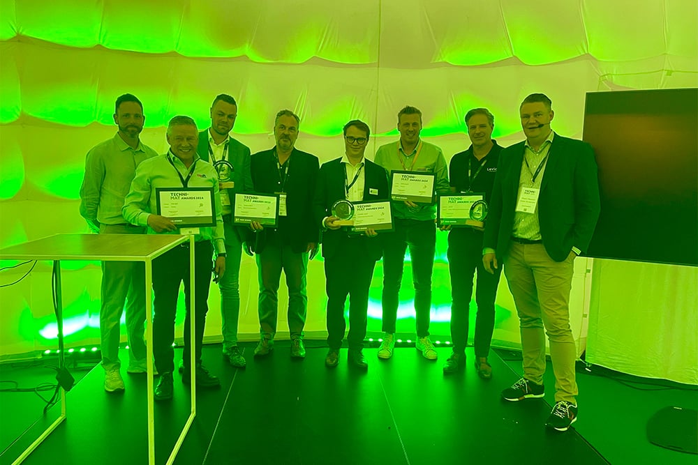 Leviat, Tubobel en Trime Northgaan met Techni-Mat Awards aan de haal