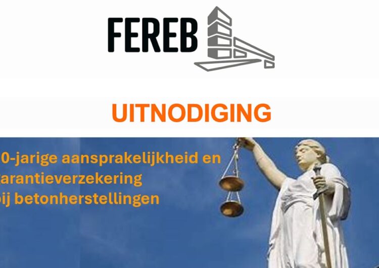 ‍Studienamiddag "10-jarige aansprakelijkheid en garantieverzekering bij betonherstellingen - Buildwise - Dinsdag 26 november 2024 2