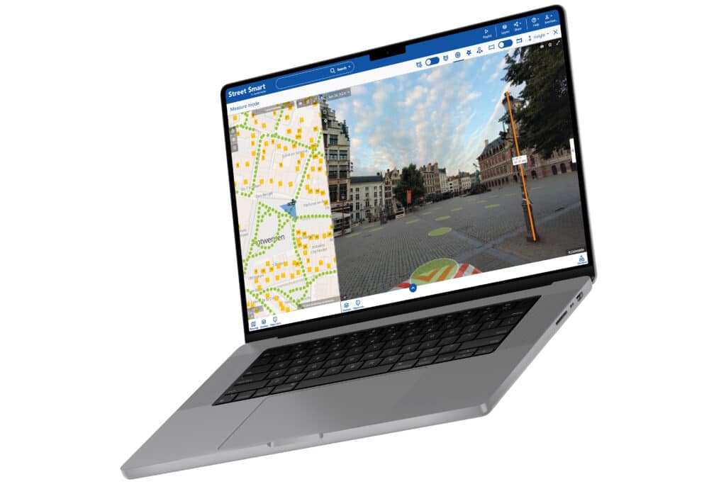 Buitenruimte bekijken én meten vanachter uw pc