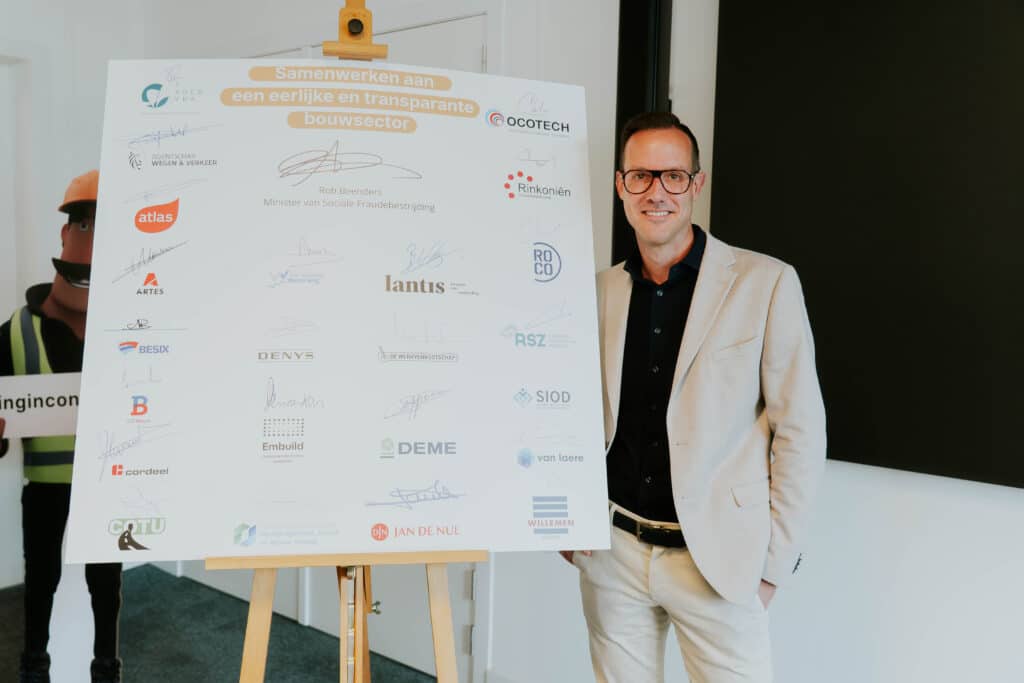 24 partners ondertekenen intentieverklaring ‘Samen voor transparantie en eerlijkheid in de bouw’