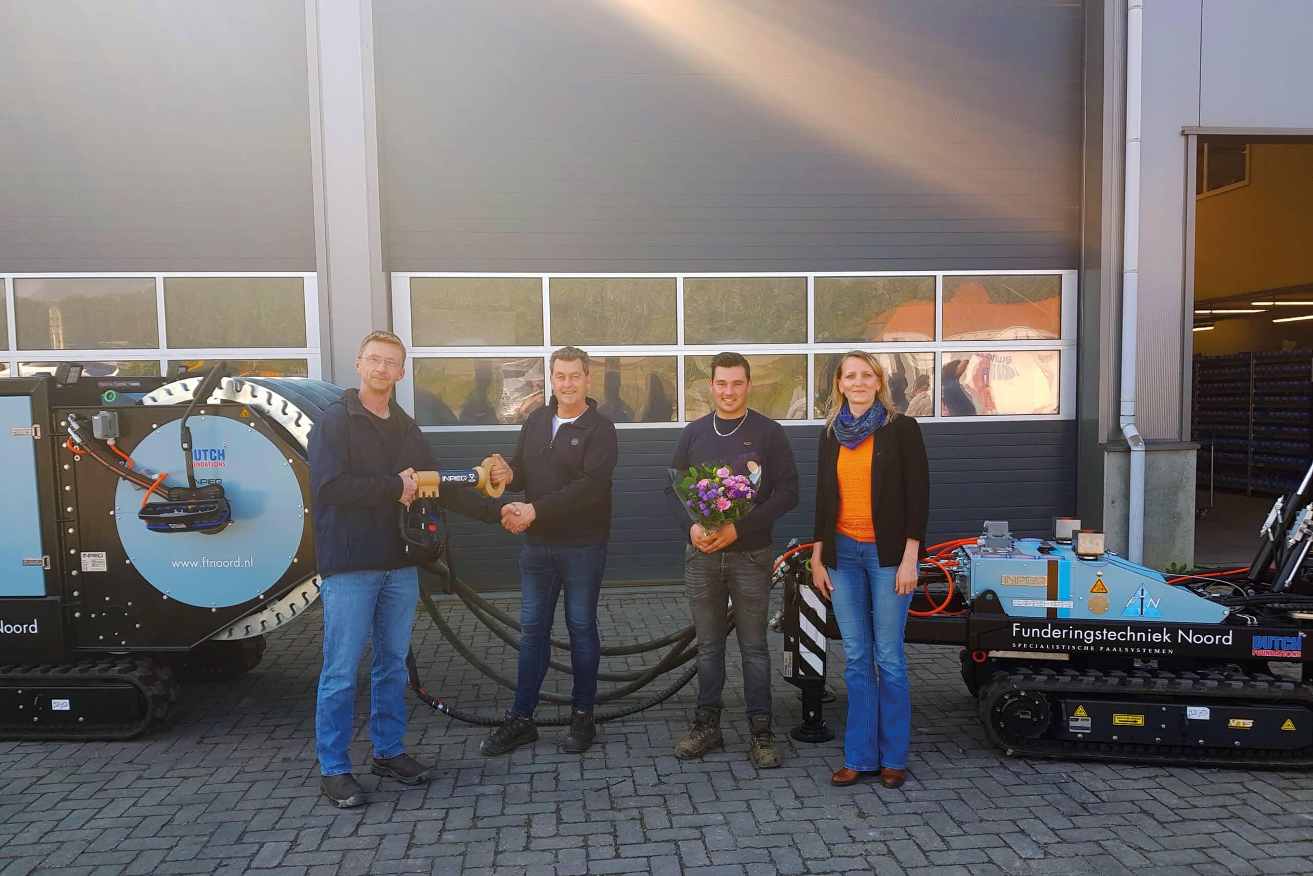 Primeur voor België: micropalenmachine voor ankerstangen op Matexpo 3