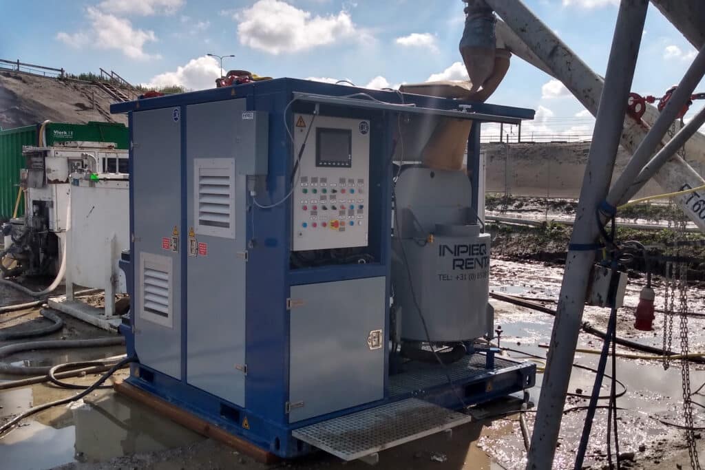 Primeur voor België: micropalenmachine voor ankerstangen op Matexpo 1