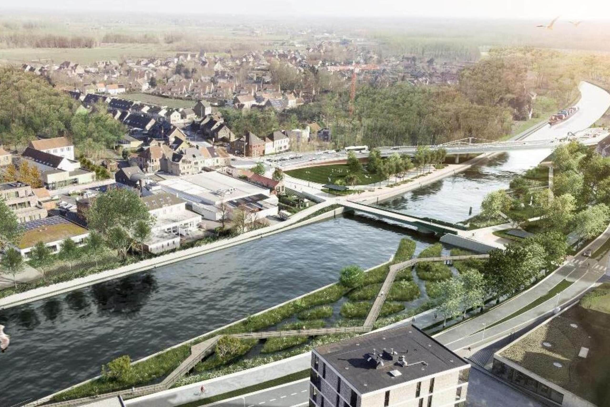 De Vlaamse Waterweg dient wijzigingsverzoek omgevingsvergunning Steenbruggebrug in 4