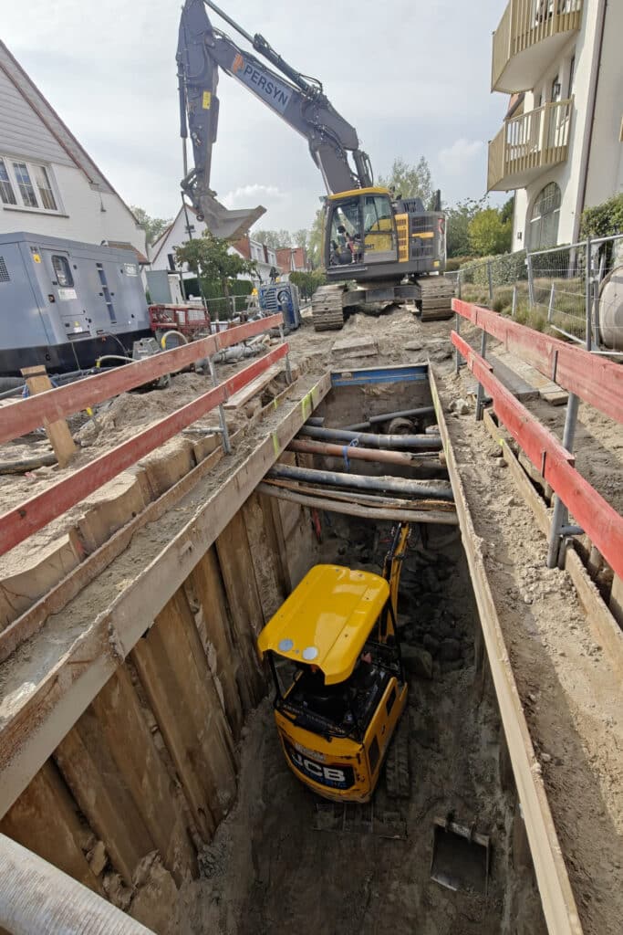 Grote riolerings- en wegenwerken in Zoutelaan draaien op volle toeren 2