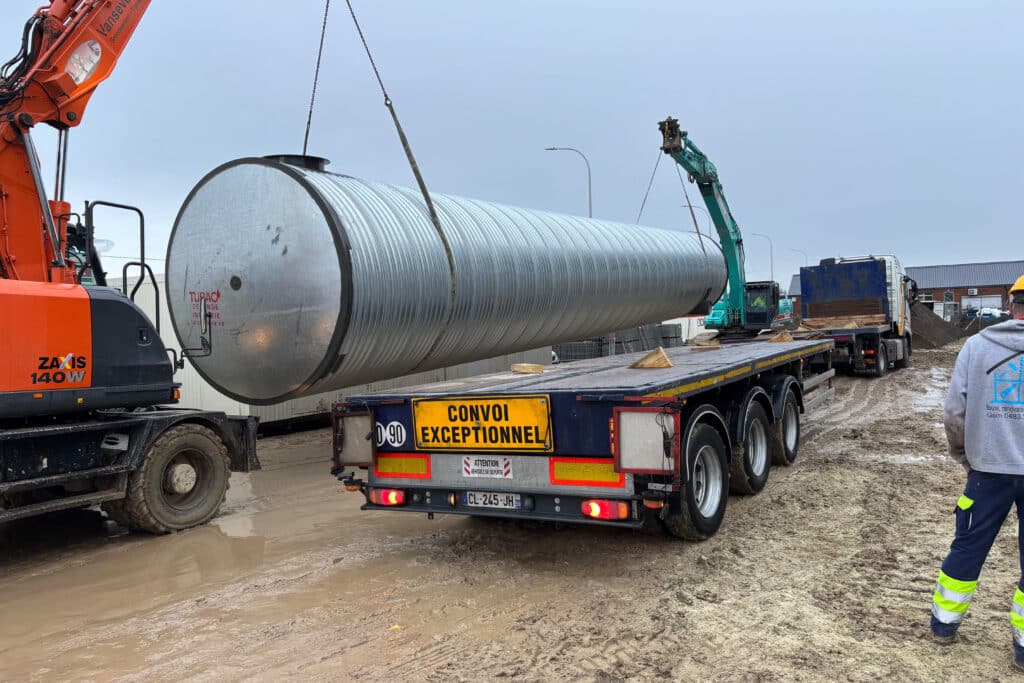 Eerste ATG‑gecertificeerde Tubao‑tank geleverd in België – een primeur voor het project in Steenokkerzeel 3