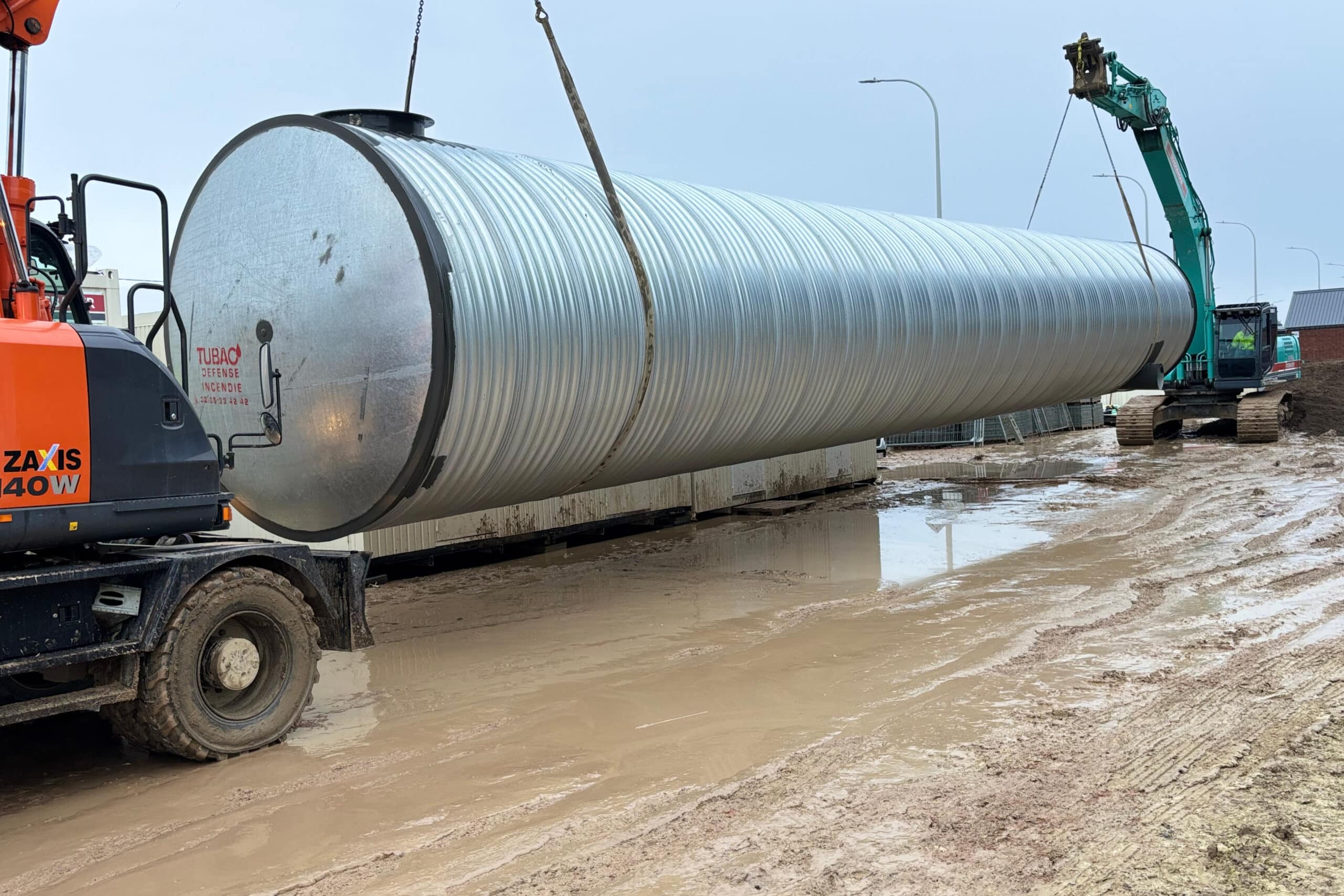 Eerste ATG‑gecertificeerde Tubao‑tank geleverd in België – een primeur voor het project in Steenokkerzeel 1