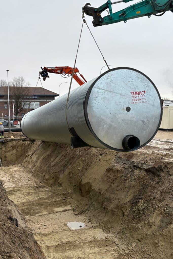 Eerste ATG‑gecertificeerde Tubao‑tank geleverd in België – een primeur voor het project in Steenokkerzeel 2