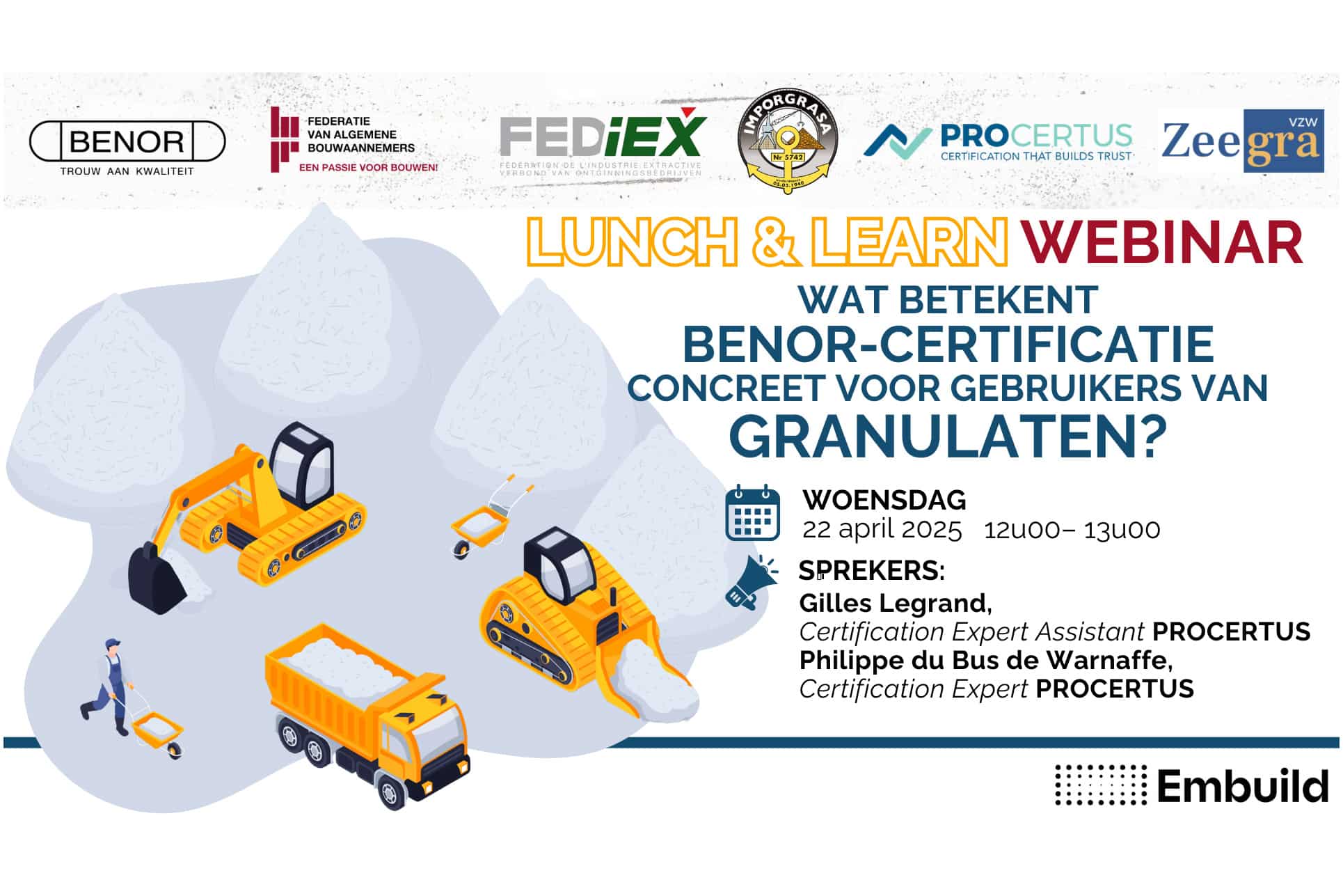Webinar: wat betekent de BENOR-certificatie concreet voor gebruikers van granulaten? 1