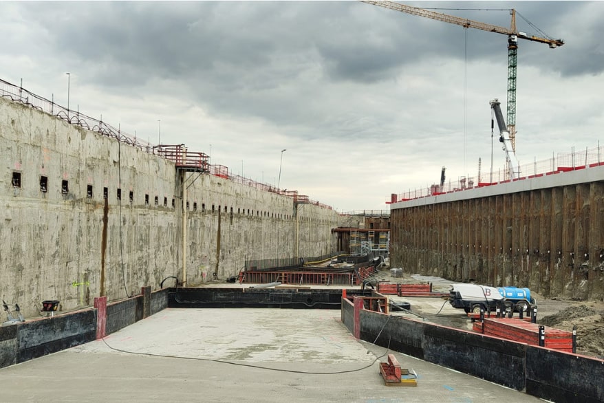 De eerste vloerplaat van de Kanaaltunnels ligt er! 3