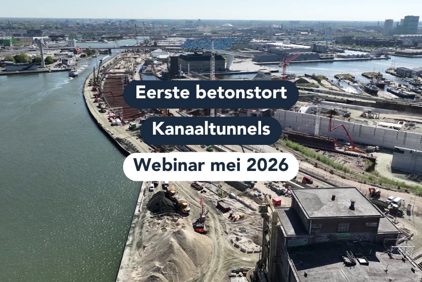 De eerste vloerplaat van de Kanaaltunnels ligt er! 1