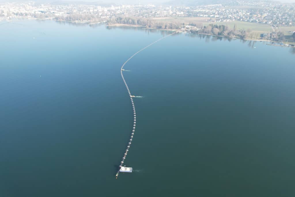 Precisiebuizen van PE 100-RC voor leidingen in het Bielermeer 3