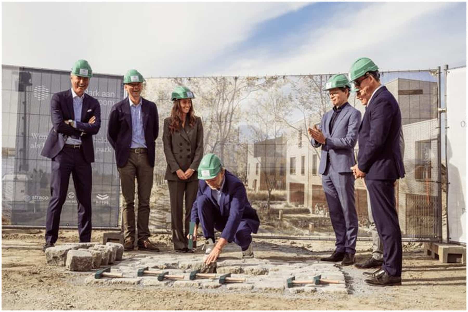 Eerstesteenlegging markeert nieuwe fase voor Park aan de Stroom in Hemiksem 1